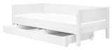 Flexa White Enkelt seng m. sengeskuffer, 200x90 - Unoliving.com