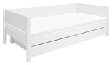 Flexa White Enkelt seng m. sengeskuffer, 200x90 - Unoliving.com