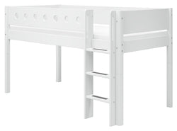 Flexa White Halvhøj seng, 200x90 - Unoliving.com