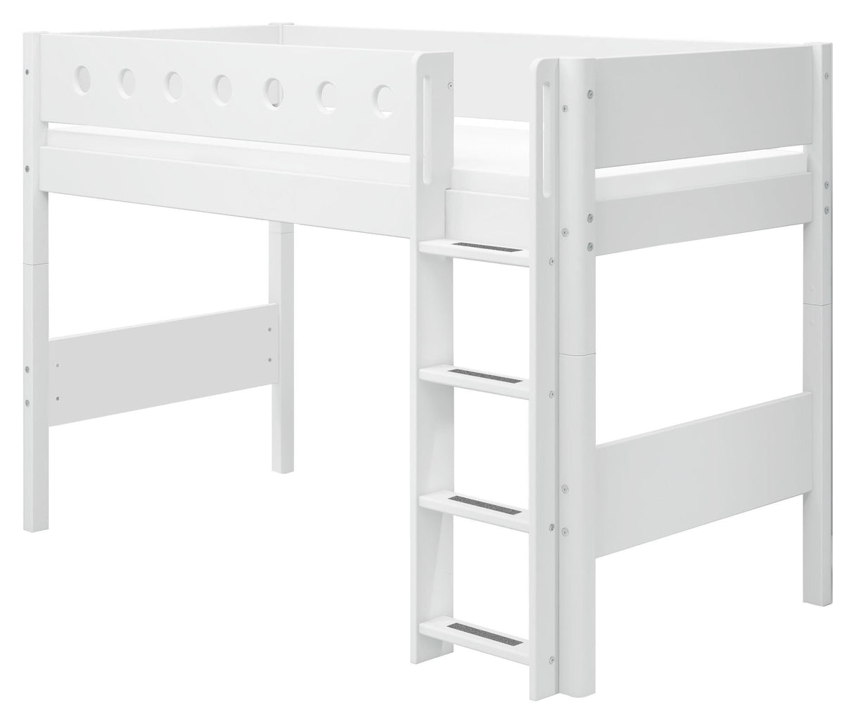 Flexa White Semi-Halvhøj seng, 200x90 - Unoliving.com