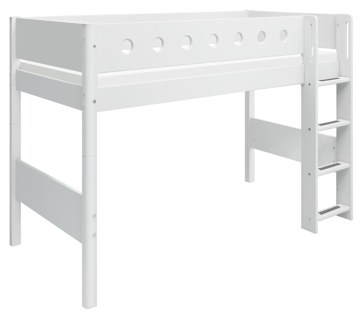 Flexa White Semi-Halvhøj seng, 200x90 - Unoliving.com