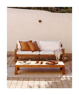 Forcanera Sofabord, Massiv teak, 150x71 - Unoliving.com