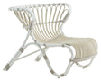 Fox Exterior Loungestol, Dove White