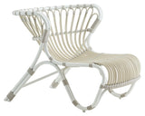 Fox Exterior Loungestol, Dove White