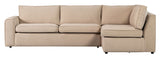 Freek Hjørnesofa Højre, Beige - Unoliving.com