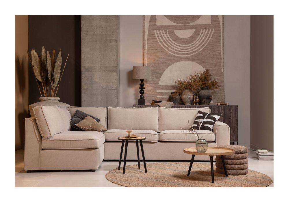 Freek Hjørnesofa Venstre, Beige - Unoliving.com