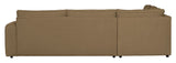 Freek Hjørnesofa, Venstre, Light Brown - Unoliving.com