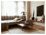 Fresh Sovesofa, Bordeaux/Natural - Unoliving.com