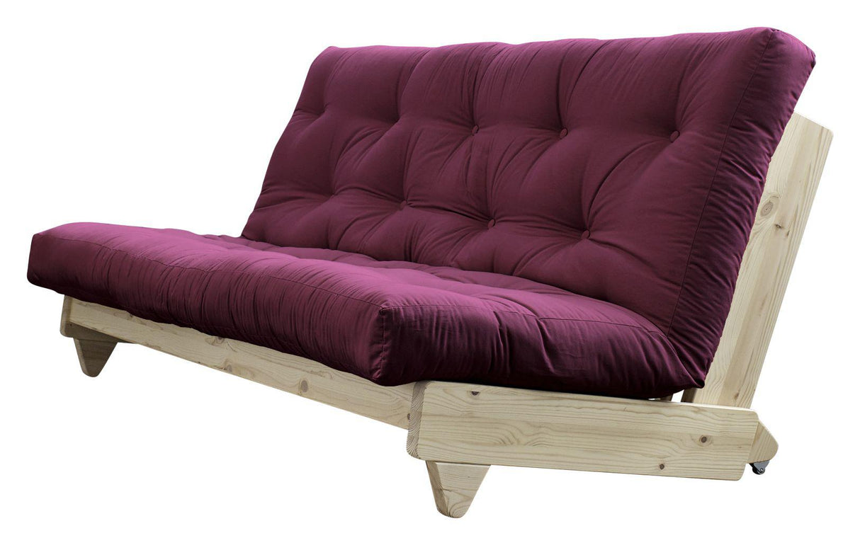 Fresh Sovesofa, Bordeaux/Natural - Unoliving.com