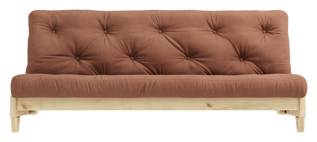 Fresh Sovesofa, Fyrretræ/Brun - Unoliving.com