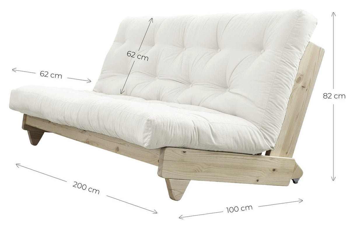 Fresh Sovesofa, Fyrretræ/Offwhite - Unoliving.com