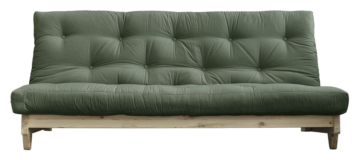 Fresh Sovesofa, Olive Green/Natur - Unoliving.com