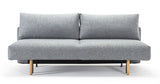 Frode Stem Sovesofa 140, Twist/Granite - Unoliving.com