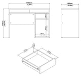 Function Plus Skrivebord m. 1 låge