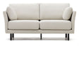 GILMA 2-pers. Sofa m. lyse ben, Pearl - Unoliving.com