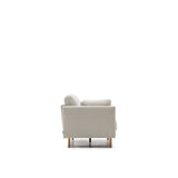 GILMA 2-pers. Sofa m. mørke ben, Pearl - Unoliving.com