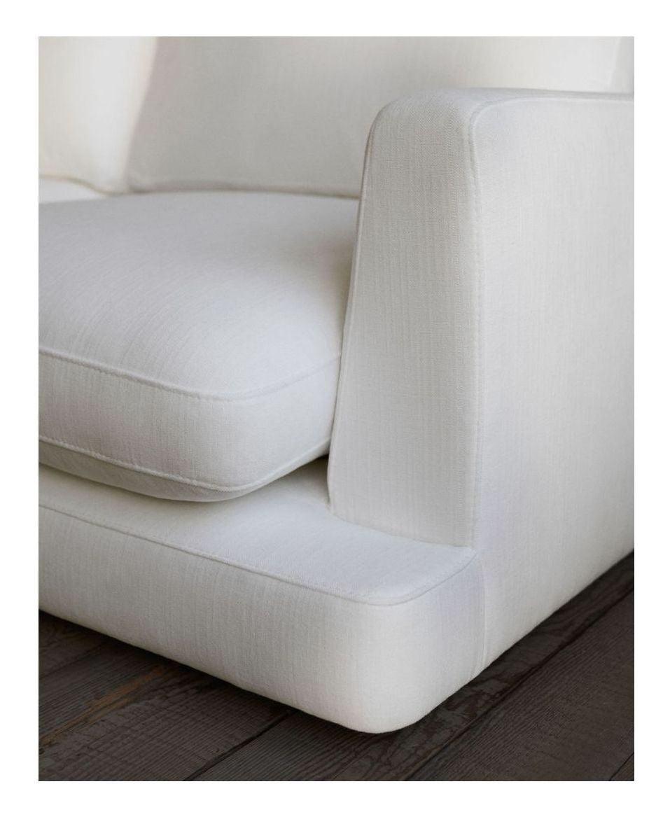 Gala 6-pers. Sofa, Hvid Chenillestof - Unoliving.com