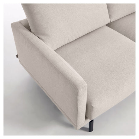 Galene 3-pers. Hjørnesofa, 207x267, Beige chenille - Unoliving.com