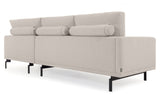 Galene 3-pers. Hjørnesofa, 267x207, Beige chenille - Unoliving.com