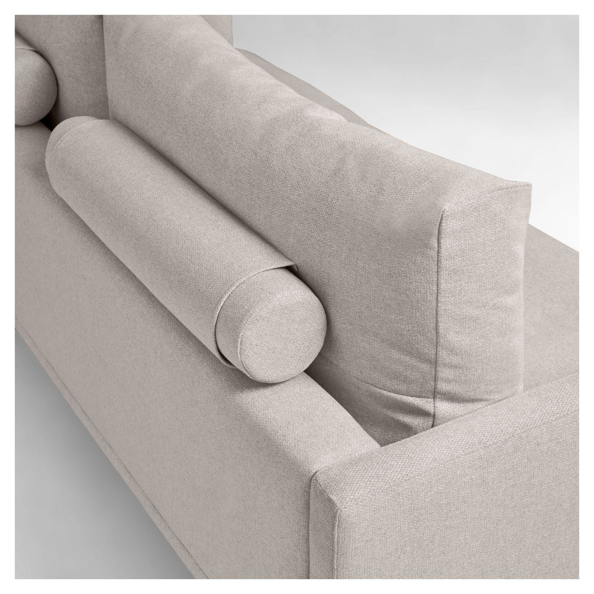 Galene 3-pers. Sofa, B174, Beige chenille - Unoliving.com