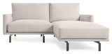 Galene 3-pers. Sofa m. højrevendt chaiselong, B194, Beige chenille - Unoliving.com