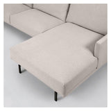 Galene 4-pers sofa m. højre chaiselong - Beige - Unoliving.com