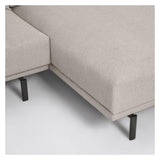 Galene 4-pers sofa m. højre chaiselong - Beige - Unoliving.com