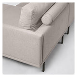 Galene 4-pers sofa m. højre chaiselong - Beige - Unoliving.com