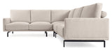 Galene 4-pers. Hjørnesofa, 267x267, Beige chenille - Unoliving.com