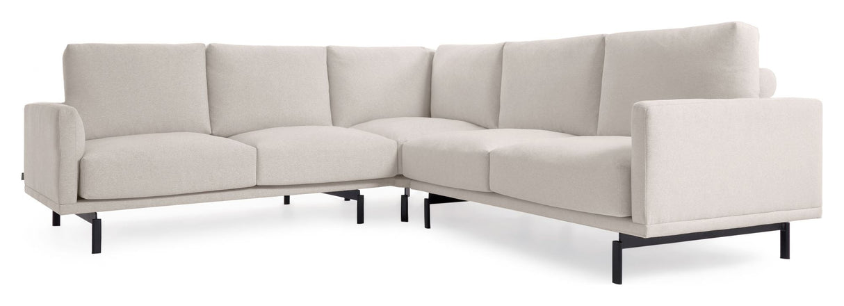 Galene 4-pers. Hjørnesofa, 267x267, Beige chenille - Unoliving.com