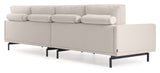 Galene 4-pers. Sofa, B334, Beige chenille - Unoliving.com