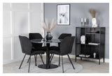 Gemma Spisebordsstol, Sort, Sorte metalben - Unoliving.com