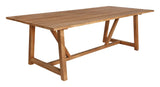 George Exterior Havebord, Teak, 240x100