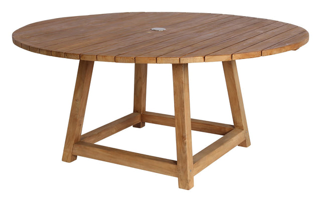 George Exterior Havebord, Teak, Ø160 - Unoliving.com