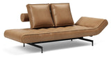 Ghia Laser Sovesofa og Daybed, Fanual/Brown - Unoliving.com