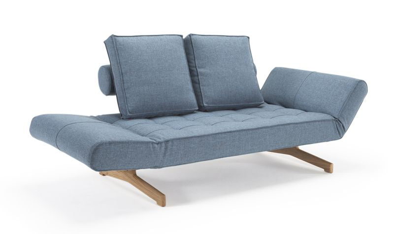 Ghia Wood Daybed Mixed Dance/Light Blue - Unoliving.com