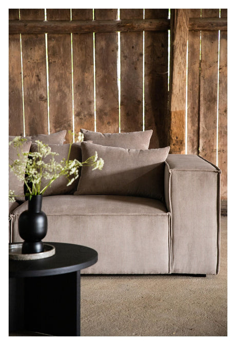 Gillholmen 3-pers sofa - Brun manchester - Unoliving.com