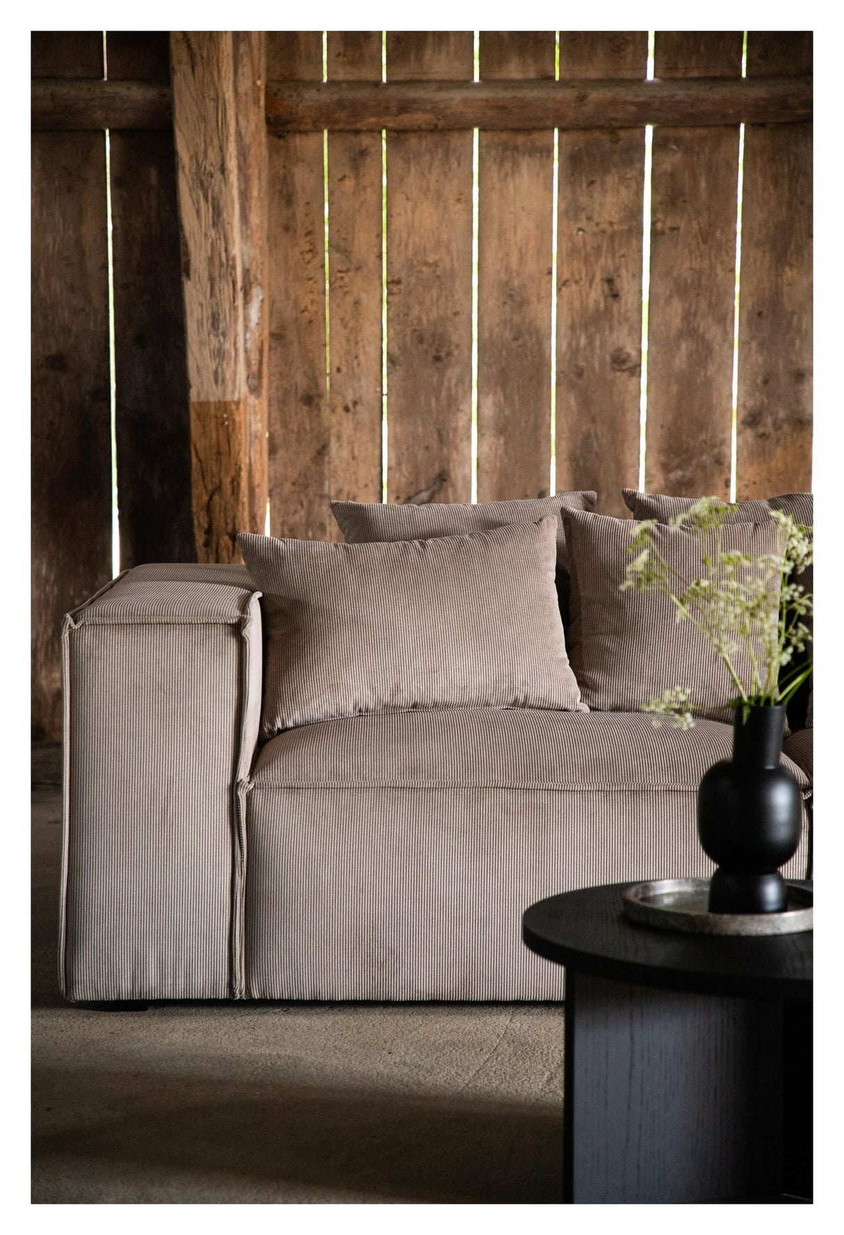 Gillholmen 3-pers sofa - Brun manchester - Unoliving.com