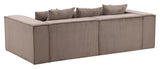 Gillholmen 3-pers sofa - Brun manchester - Unoliving.com