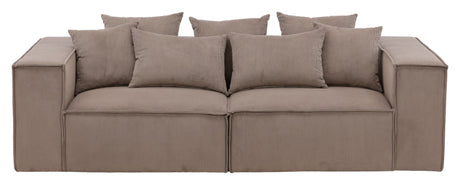 Gillholmen 3-pers sofa - Brun manchester - Unoliving.com