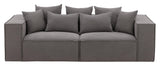 Gillholmen 3-pers sofa - Grå linned - Unoliving.com