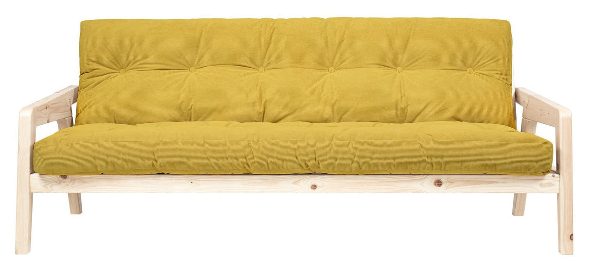 Grab Sovesofa, Fyrretræ/Honey fløjl - Unoliving.com