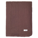 Gracie - Hør Dug Aubergine - 160x300 cm - Unoliving.com