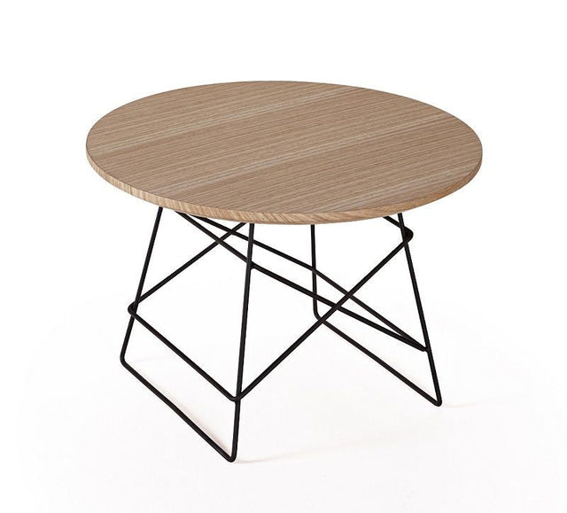 Grids Sidebord Ø45, Natur/Sort - Unoliving.com