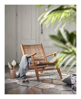 Grignoon Loungestol Acacia/Polyrattan - Unoliving.com