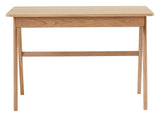 Findahl Home Desk Skrivebord, Hvidpigmenteret eg - Unoliving.com