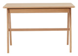 Findahl Home Desk Skrivebord, Hvidpigmenteret eg - Unoliving.com