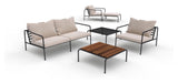 HOUE, AVON Loungesofa, Ash Sunbrella - Unoliving.com