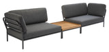 HOUE, LEVEL Loungesofa, højre, Mørkegrå - Unoliving.com