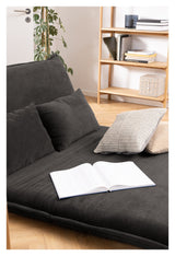 Halle, sovesofa 150cm - anthracite - Unoliving.com